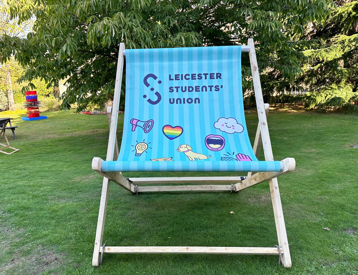 Giant Branded Deck Chair Hire
