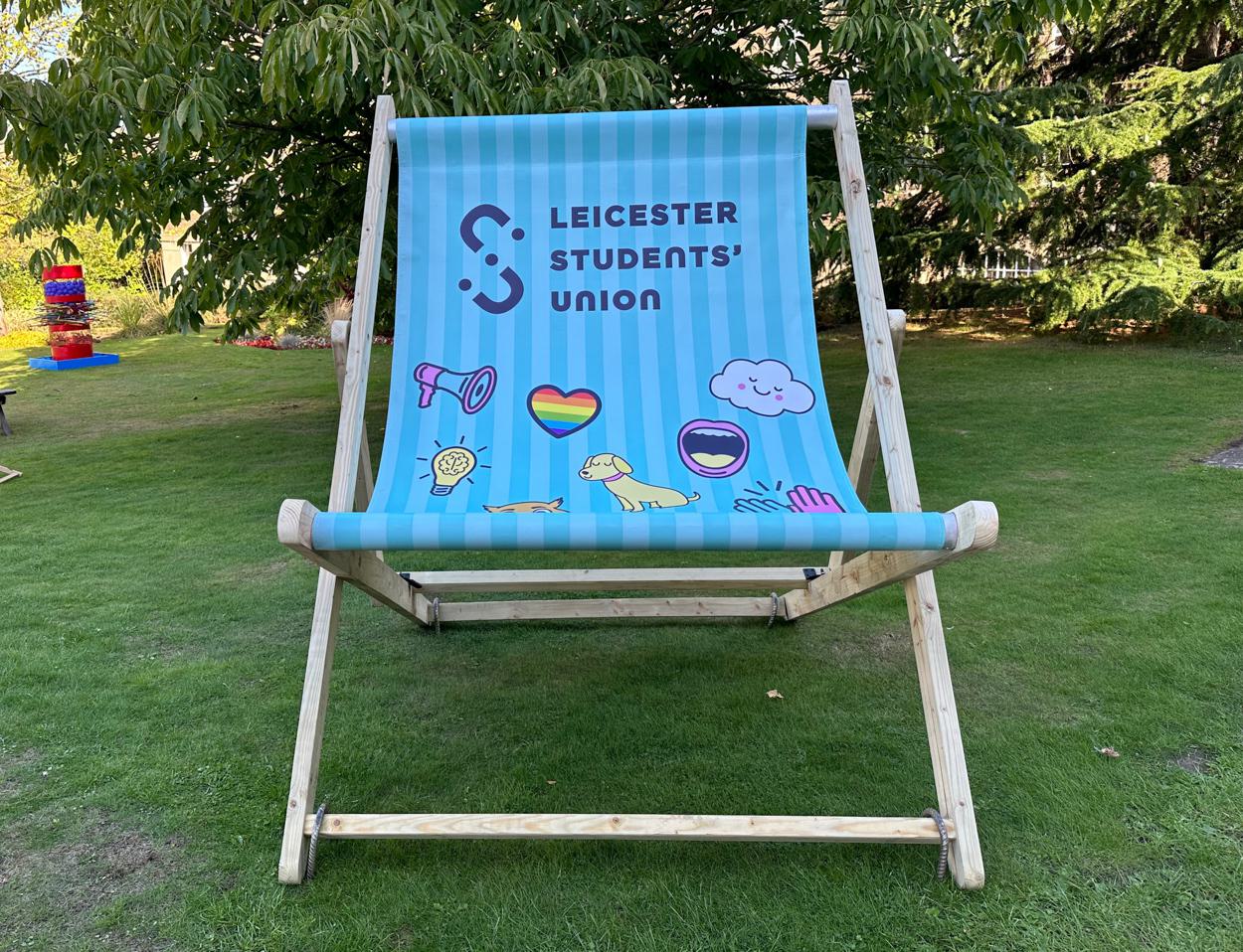 Branded Giant Deck Chair Hire