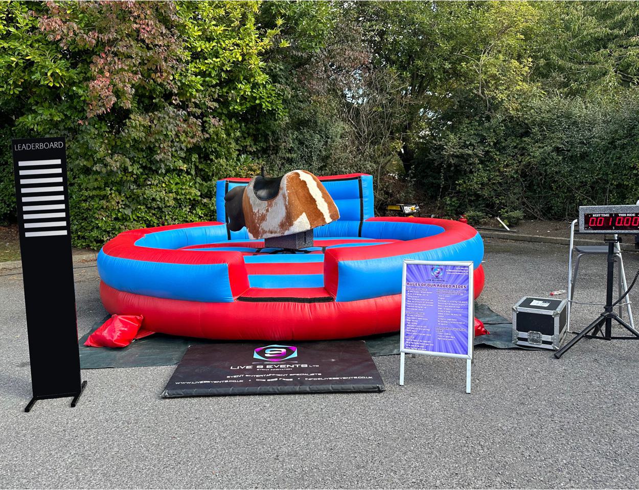 Mechanical Bull Hire with Leader Board